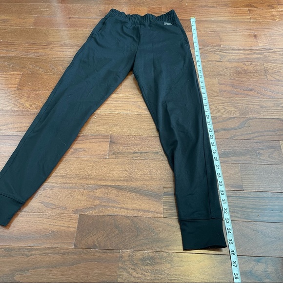 PINK Victoria’s Secret Black High Waisted Jogger Pants Size XS - Picture 8 of 16